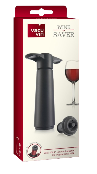 Vacu Vin Wine Saver Black Gift Pack