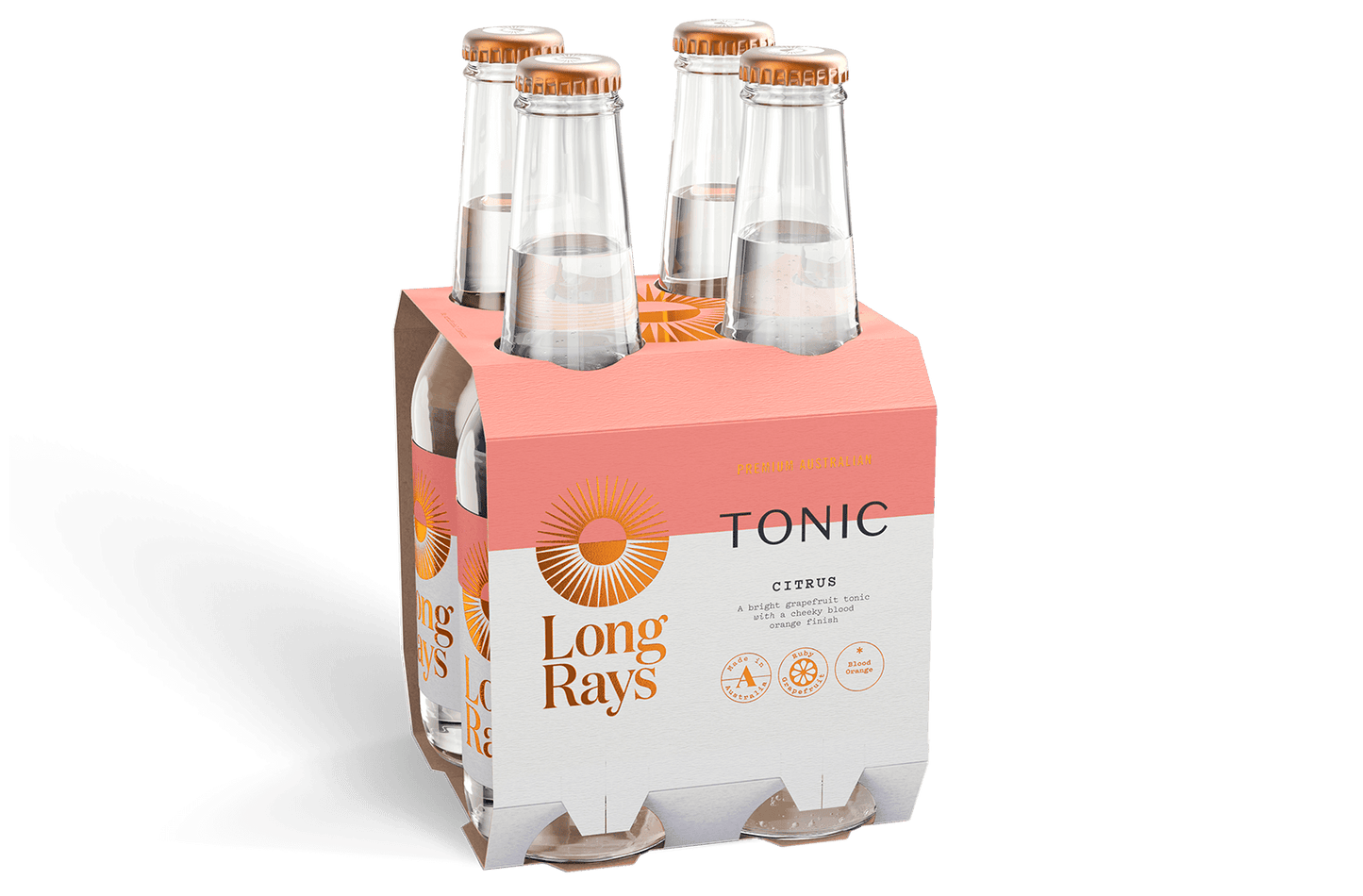 Long Rays Citrus Tonic 275mL 4pk