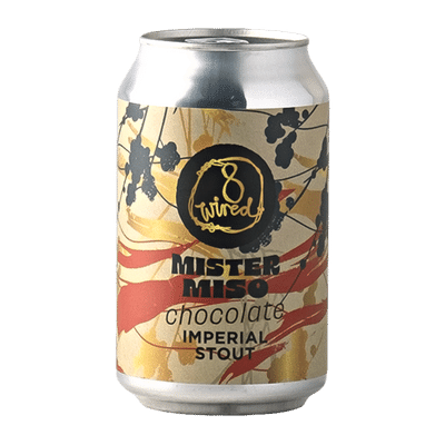 8 Wired Mister Miso - Chocolate Imperial Stout 10% 330ml Can