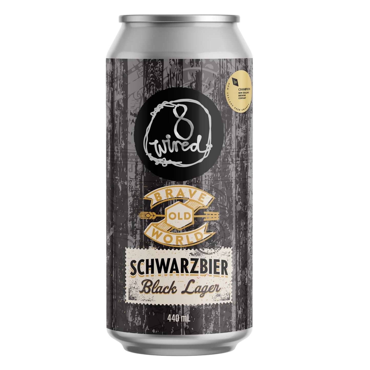 8 Wired Schwarzbier Black Lager 440mL