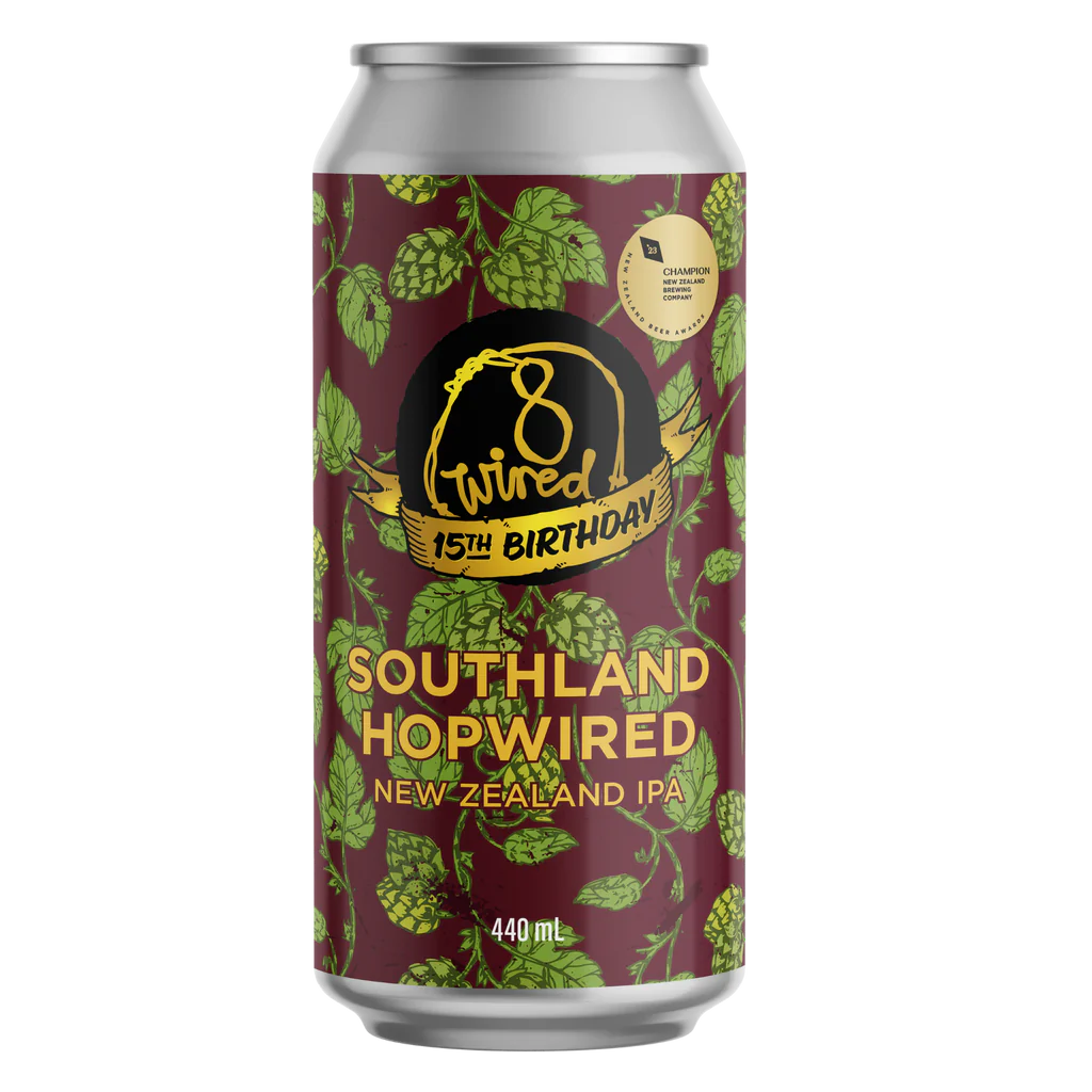 8 Wired Southland Hopwired IPA 440mL