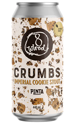 8 Wired x Pinta Crumbs Imperial Cookie Stout 440mL