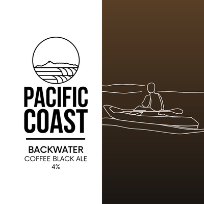 Pacific Coast Backwater Black Ale Tap Beer 250mL