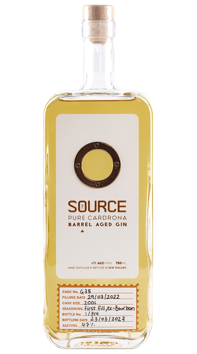 Cardrona Distillery - Cask G38: Bourbon Barrel Aged The Source Gin 750ml bottle