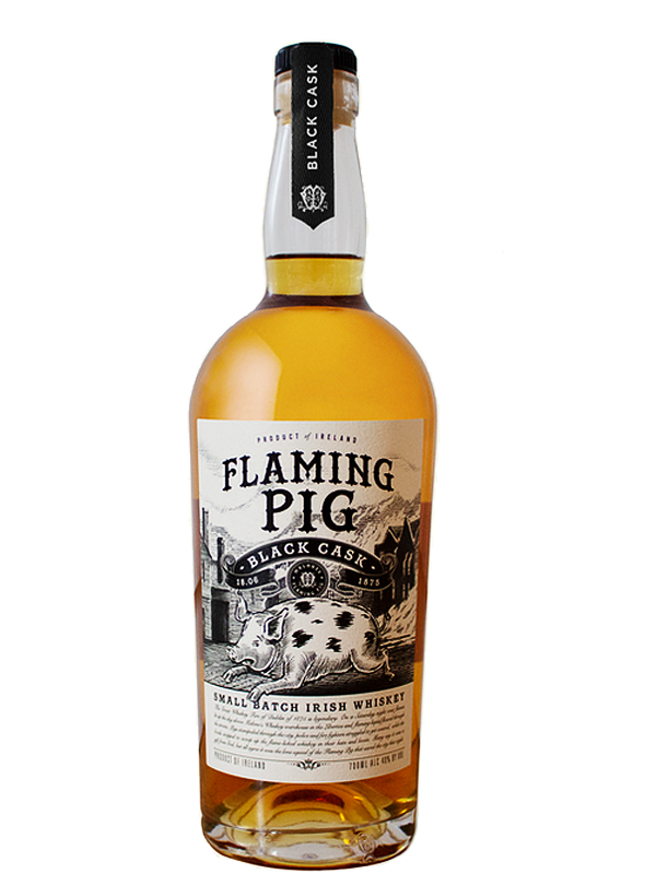 Flaming Pig Black Cask Irish Whiskey