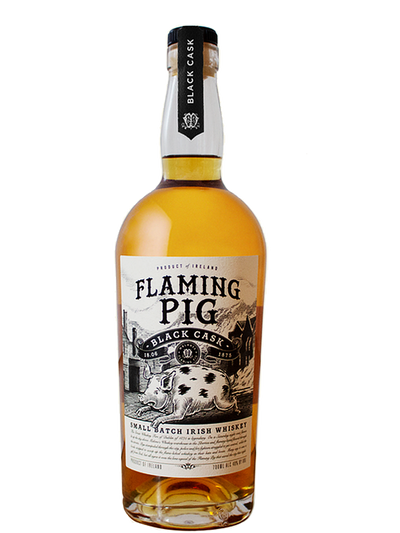 Flaming Pig Black Cask Irish Whiskey