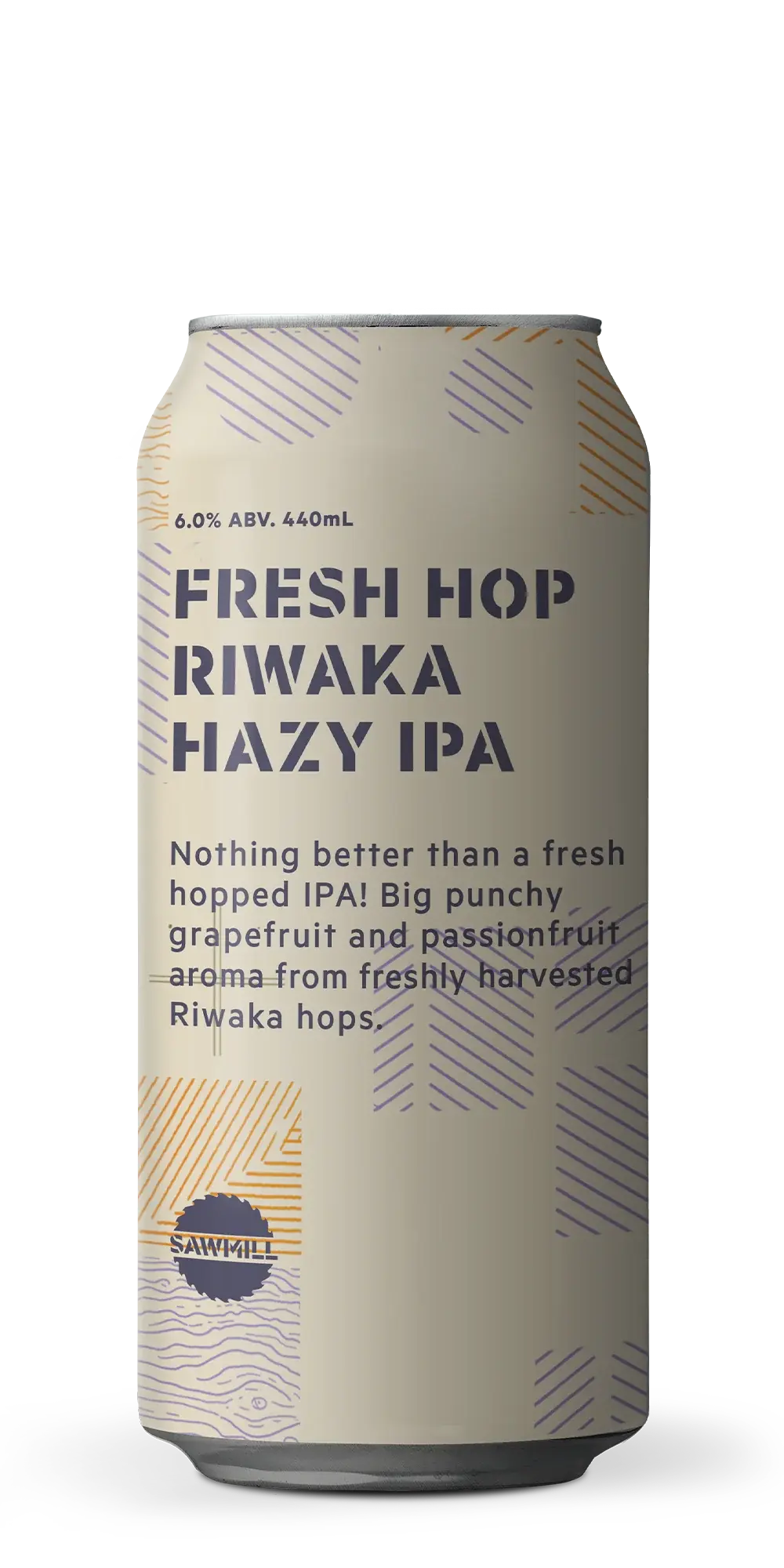 Sawmill Fresh Hop Riwaka Hazy IPA 440mL