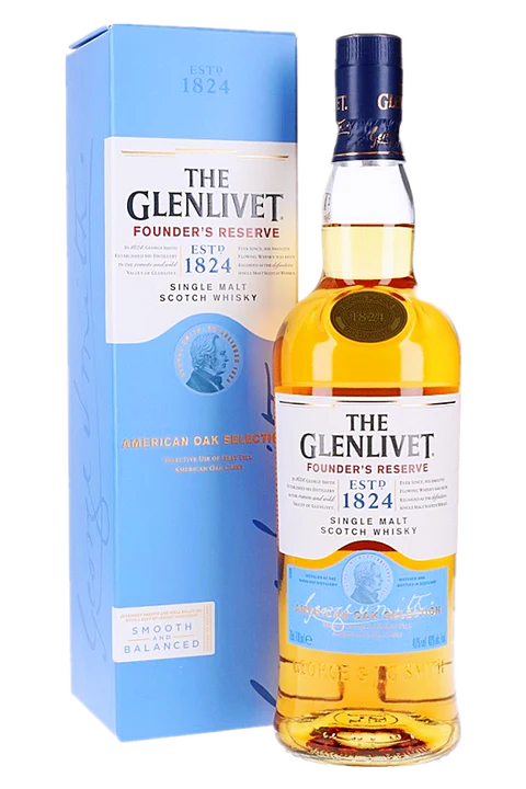 The Glenlivet Single Malt Whisky Scotland Founder's Reserve