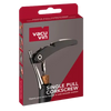 Vacu Vin Single Pull Corkscrew Black