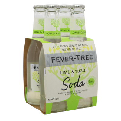 Fever-Tree Lime & Yuzu Soda 4pk