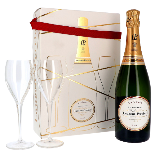 Laurent-Perrier La Cuvee Brut - 2 Glasses Gift Pack