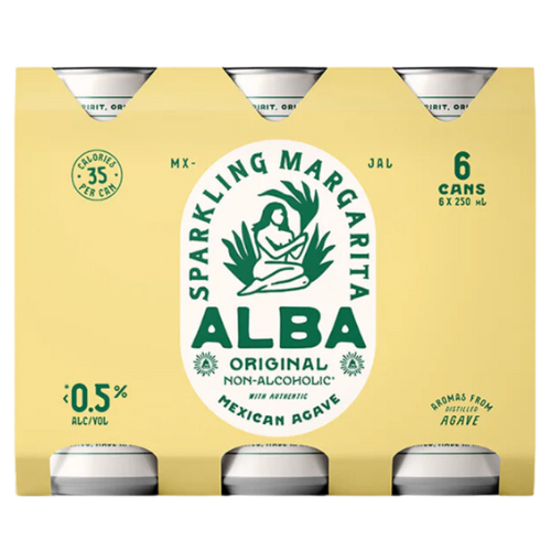 Alba Zero Original Sparkling Margarita 6pack