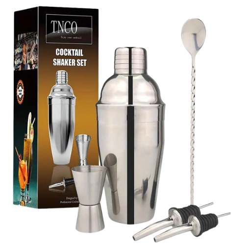 5pcs, Cocktail Shaker Set