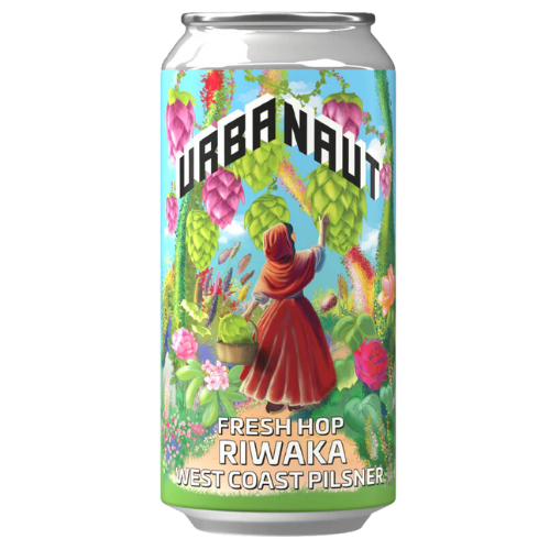 Urbanaut Riwaka Fresh Hop West Coast Pilsner 440mL