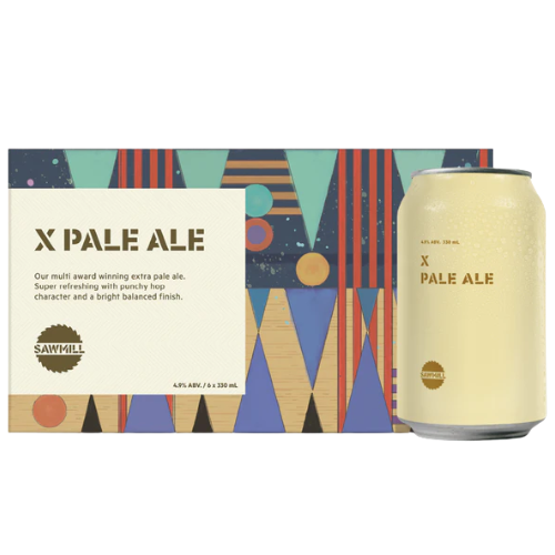 Sawmill X Pale Ale 6 pack Cans 4.9%