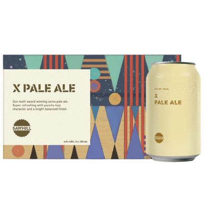 Sawmill X Pale Ale 6 pack Cans 4.9%