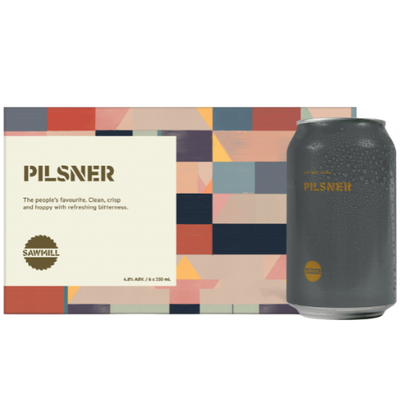Sawmill Pilsner 6 pack 330ml cans