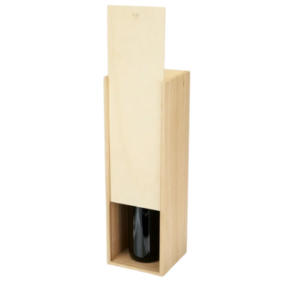 Gift Box Wooden Single Bottle