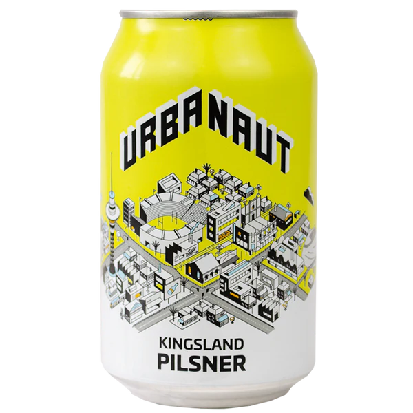 Urbanaut Kingsland Pilsner 6pk 330ml cans