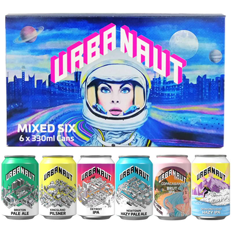 Urbanaut Mixed 6 pack 330ml cans