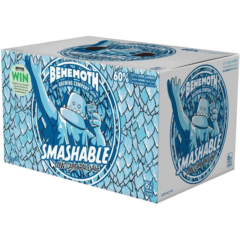 Behemoth Brewing Smashable Low Carb Pale Ale 6pk