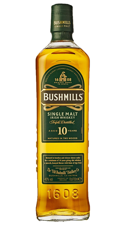 Bushmills 10 Year Old Irish Malt Whiskey 700ml