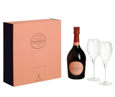 Laurent-Perrier Rosé NV Gift Pack with 2 Flutes NV