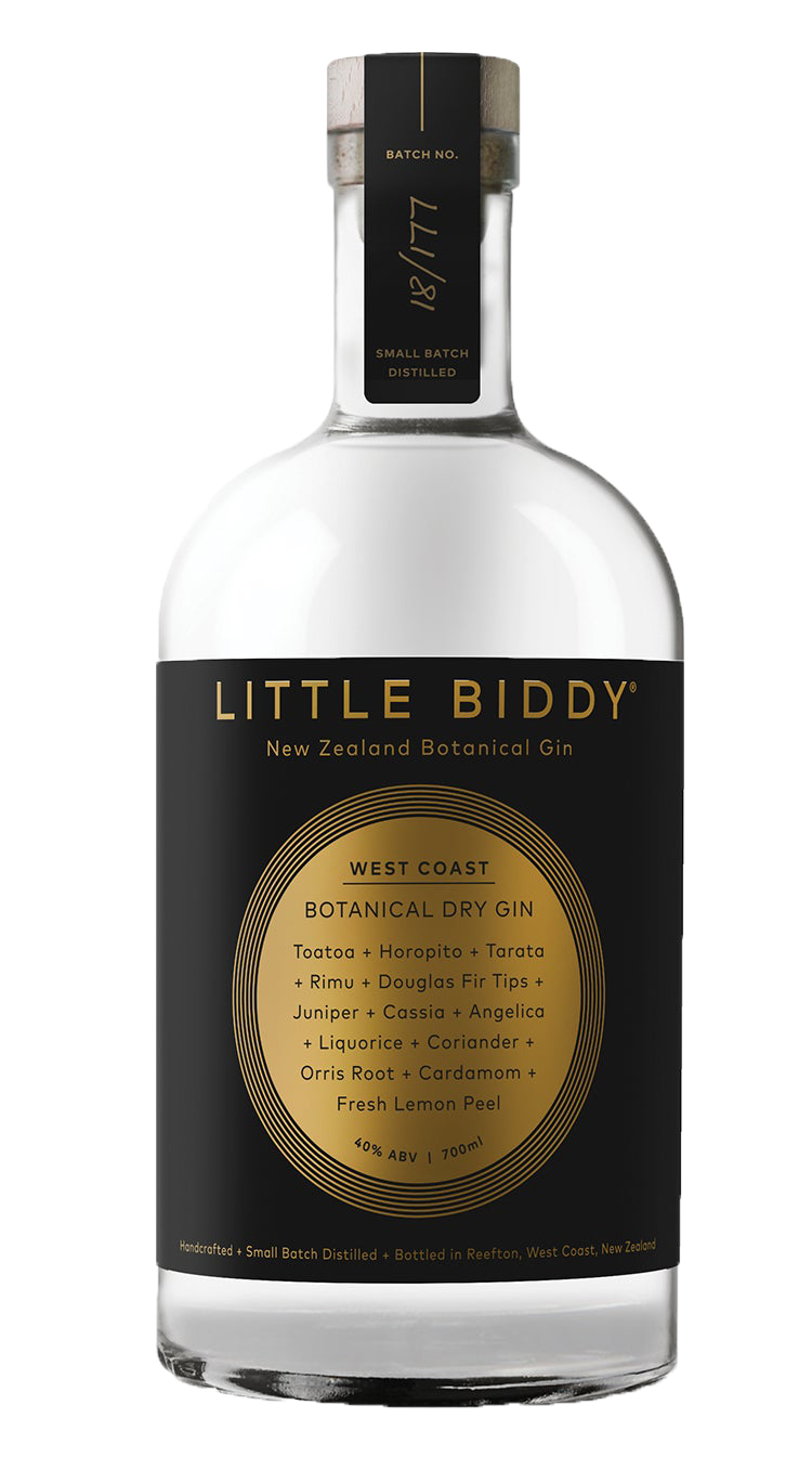 Reefton's 'Little Biddy' NZ Botanical Gin