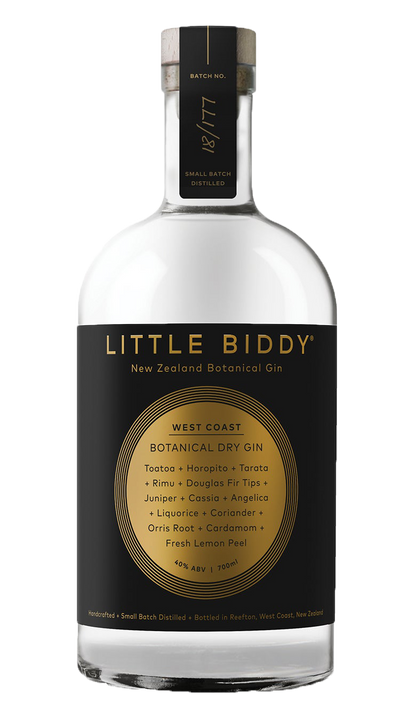 Reefton's 'Little Biddy' NZ Botanical Gin