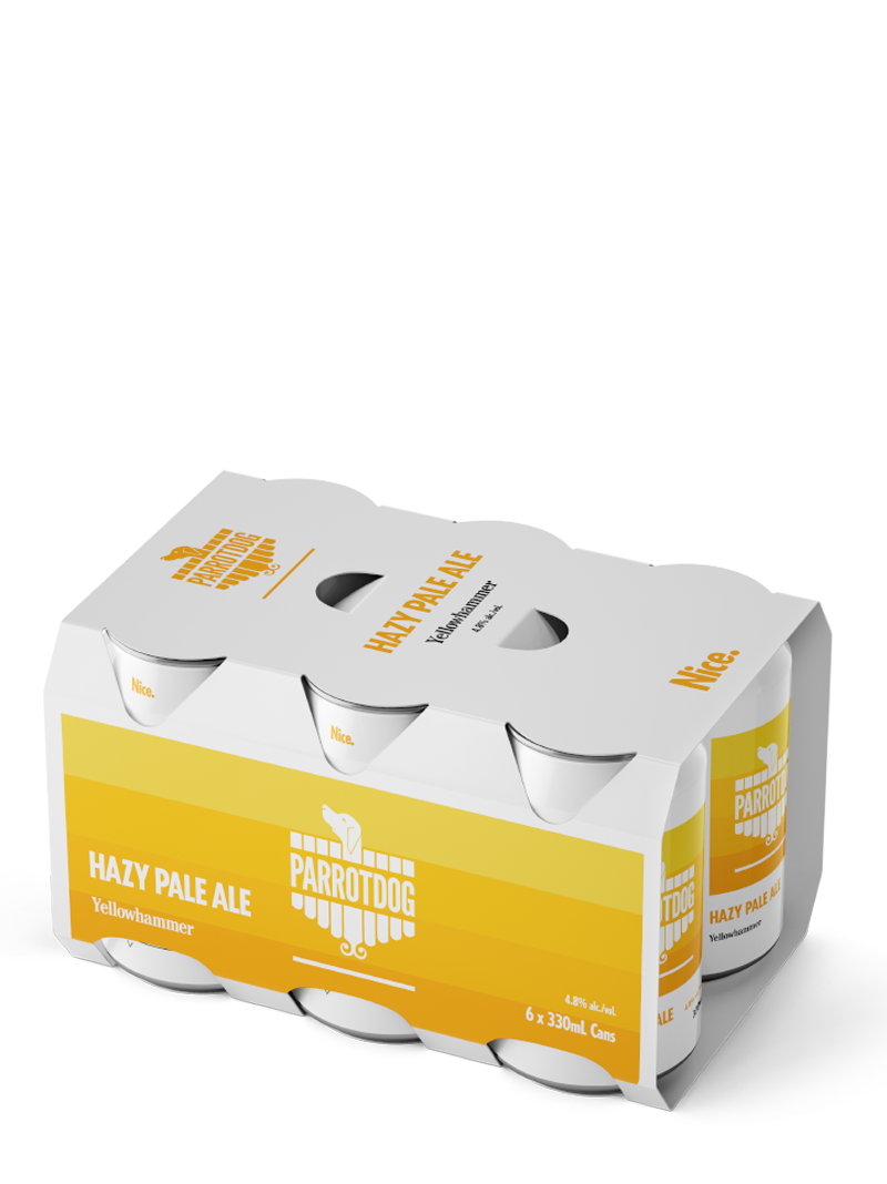 Parrotdog Yellowhammer Hazy Pale Ale 6 pack 330ml cans