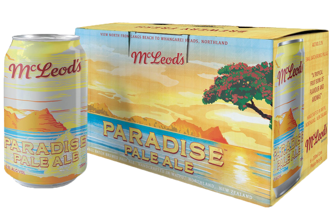 McLeod's Paradise Pale Ale 6pk 330ml cans